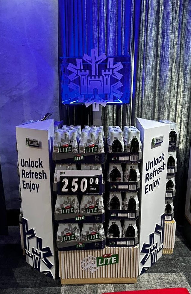 Castle Lite Illuminated Floor Standing Display Unit